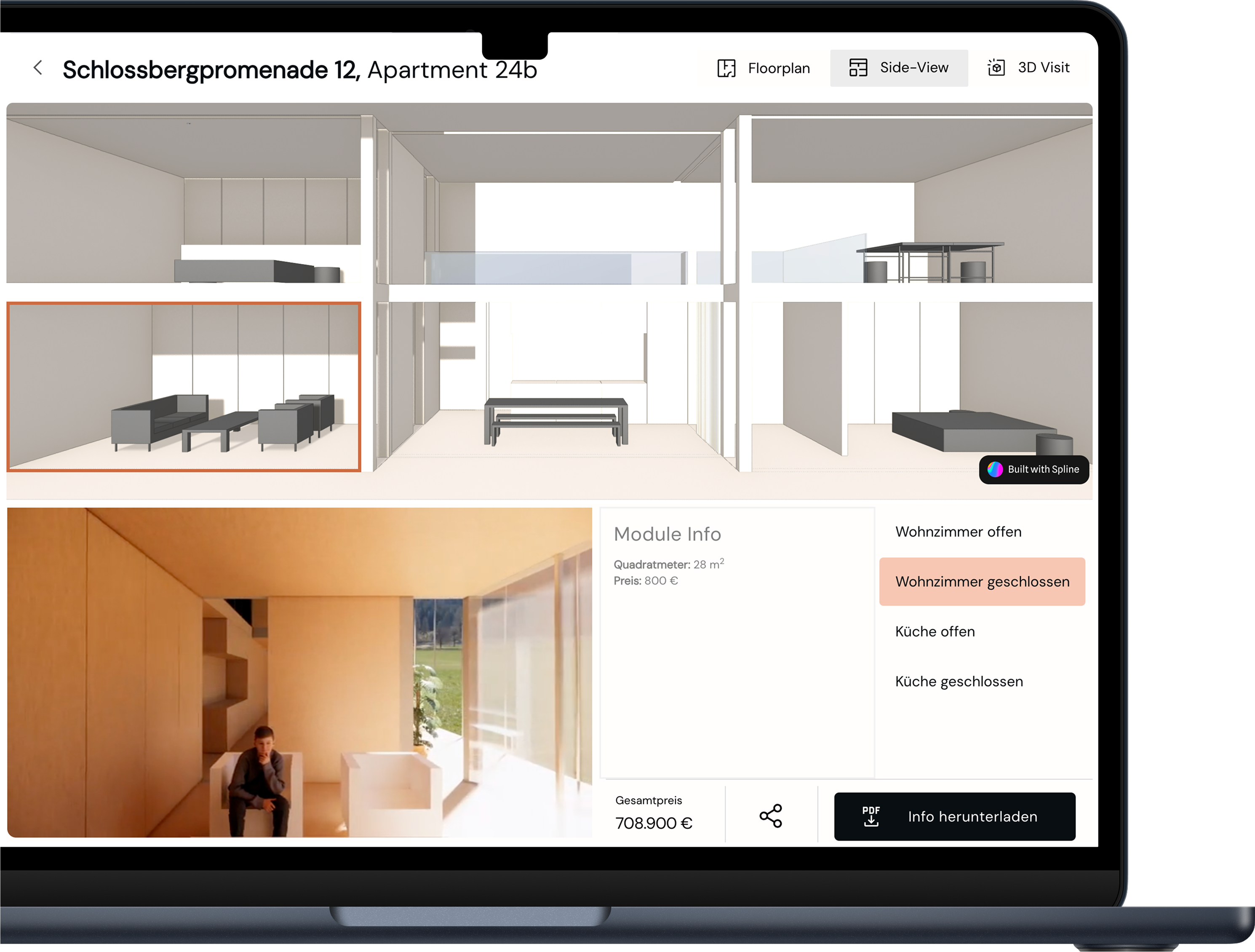 Glasshome Konfigurator — Apartment Details